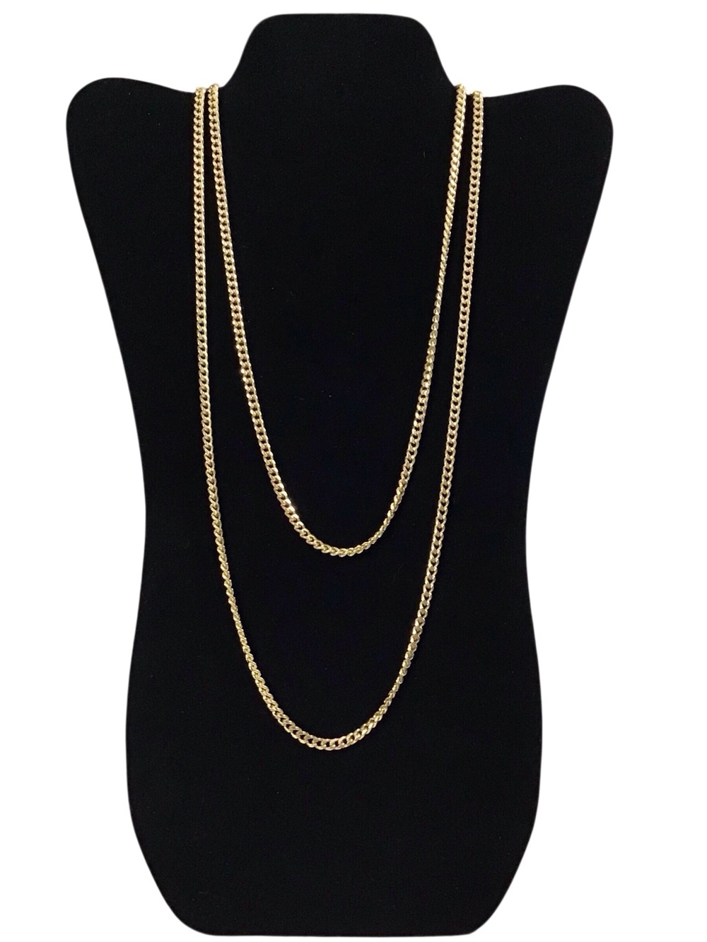 Claires Long Gold Tone Chain Necklace Fashion Jewelry